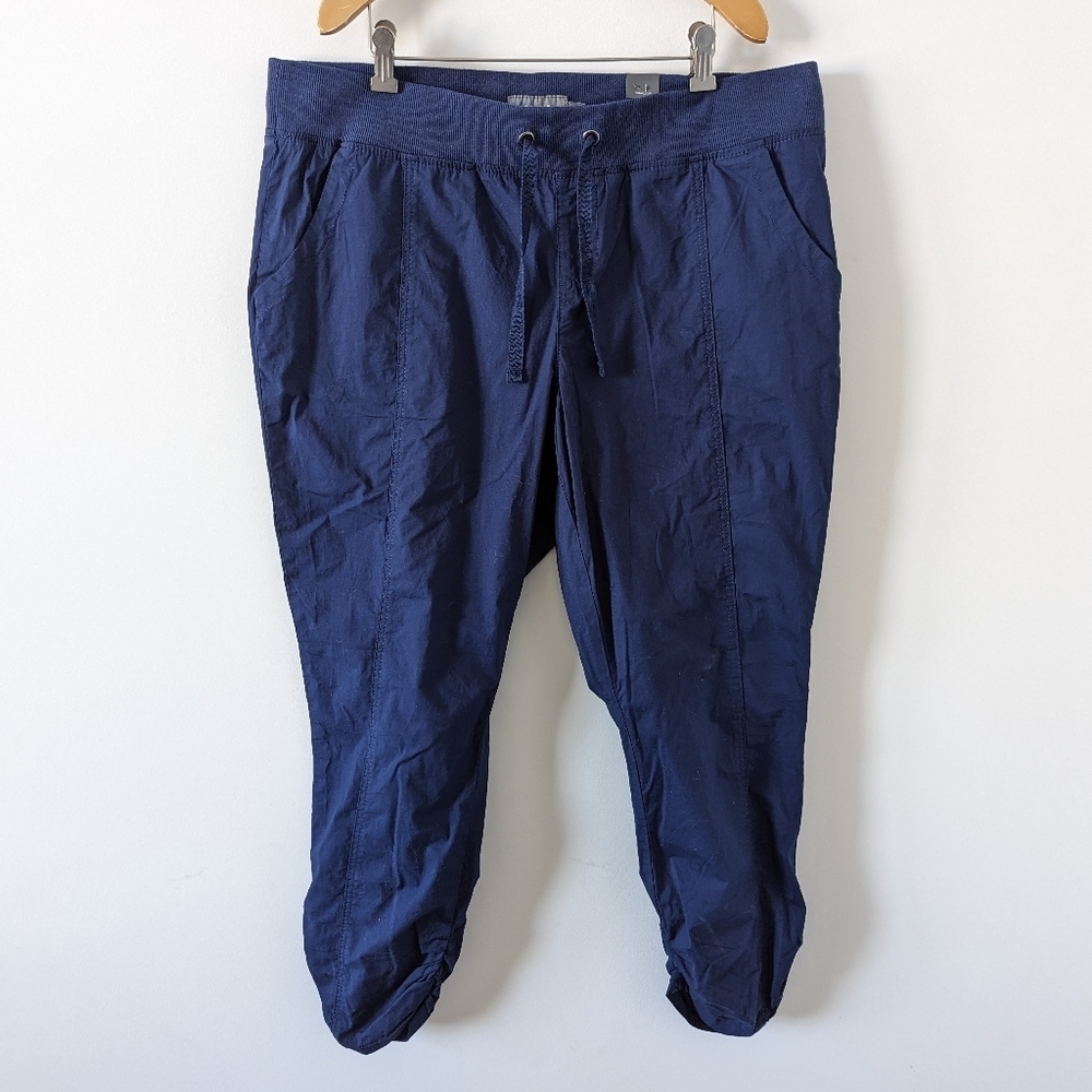 Torrid Medieval Blue Crop Pull-On Knit Pants Size 1 1X